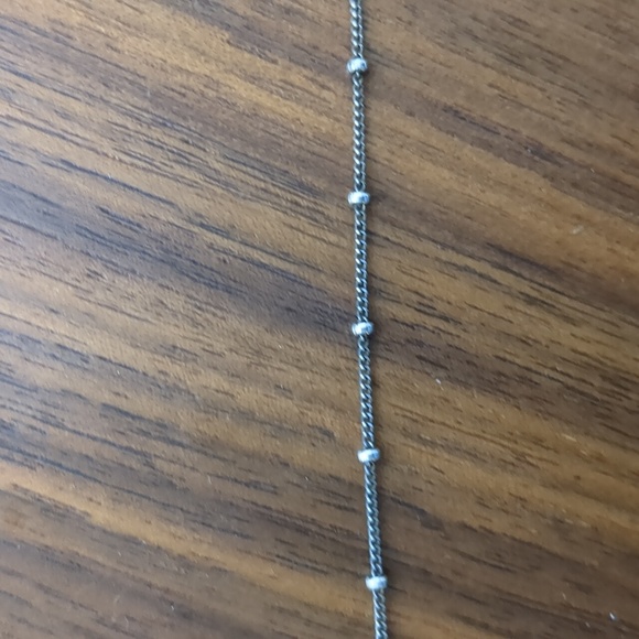 Pendant Necklace - Large Dark Green Stone - Picture 7 of 14